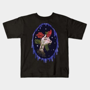 Wilted Poppy Nerve T-Shirt—Where the Lost Things Go Kids T-Shirt